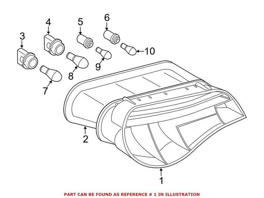 Tail Light Assembly - Driver Side